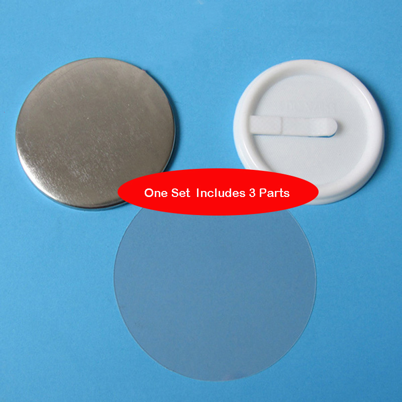 Button Badge Blank - 100 peças de material em branco