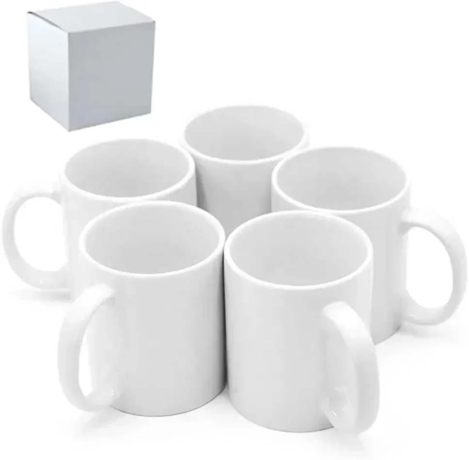 Sublimation Mug White - Canecas para Sublimação, Copos de Cerâmica