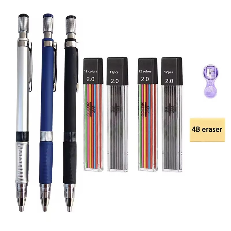 Conjunto de Lápis Mecânicos 2. - Staedtler Pencil Lumocolor avaliação e preço