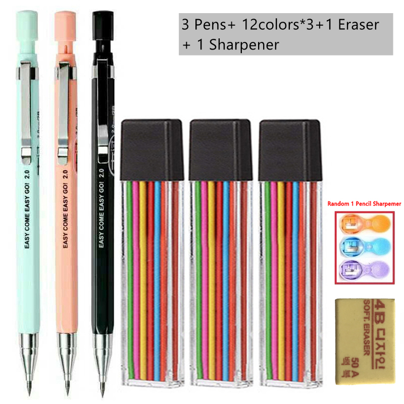 Conjunto de Lápis Mecânicos 2. - Staedtler Pencil Lumocolor avaliação e preço