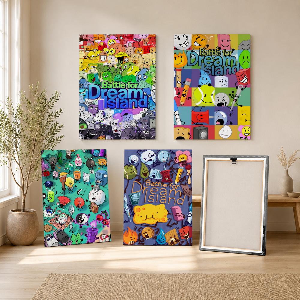 Bfdi B-Battle For Dream Island - Canvas Wrap Ready avaliação e preço