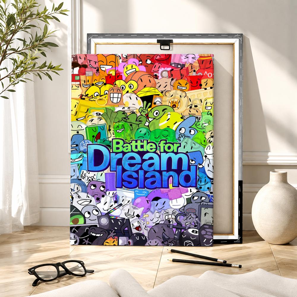 Bfdi B-Battle For Dream Island - Canvas Wrap Ready avaliação e preço
