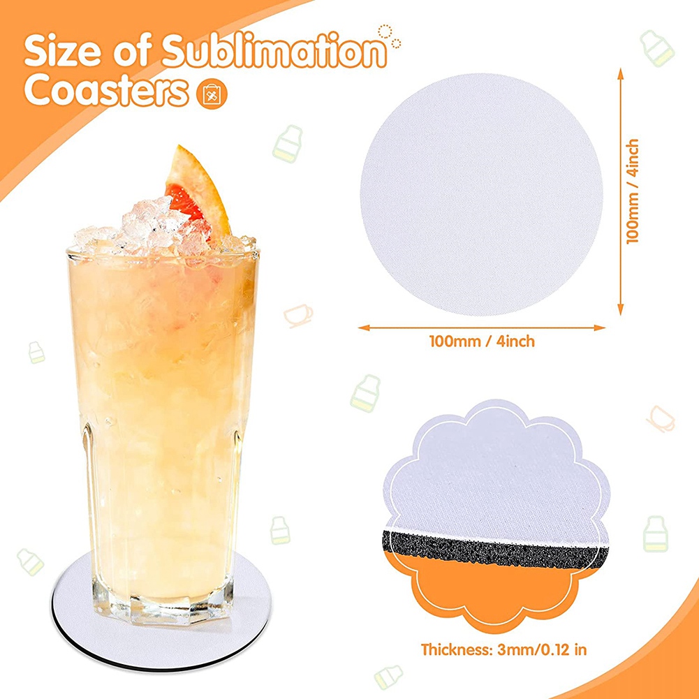 WSFS! Sublimação redonda em br - Coaster Sublimation Blank avaliação e preço